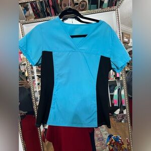 Teal/black Cherokee Flexibles small TOP ONLY $8